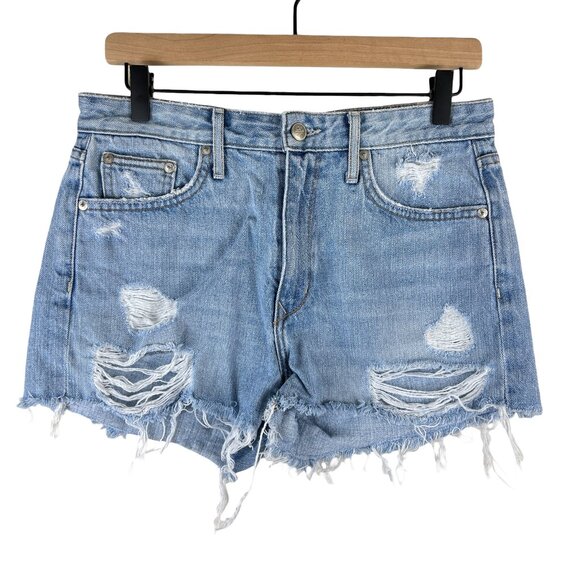 Lovers + Friends Pants - Lovers + Friends Denim Light Westerly Wash Jack High Rise Shorts
